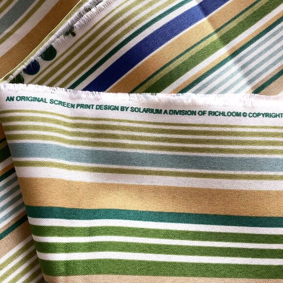 2 Pieces of Striped Outdoor Fabric Material Sewing - Picture 2 of 4